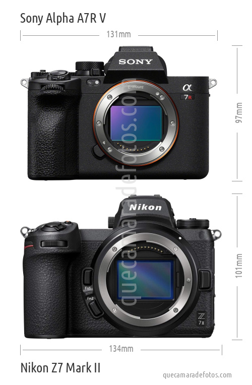 Sony Alpha A7R V vs Nikon Z7 Mark II